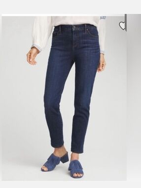 Chico's So Slimming Girlfriend Ankle jeans Dark Blue